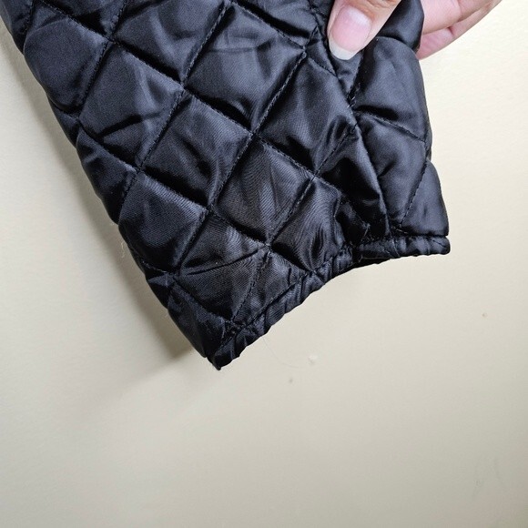 Over Under black quilted fleeced lined jacket size xl 16 - Picture 2 of 9